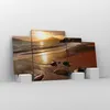 Bild auf Leinwand - Leinwandbild - Strand Wolken Abend Produktbild-Vorschau 4