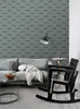 ESTAhome tapety peří kresba ryby šedé zelené a černé 53 cm Náhled obrázku produktu 8