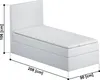 Boxspringbett, Jugendbett GAMAL 90x200 (Links) mit Produktbild-Vorschau 5