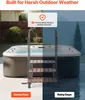 Pooltreppe - 3-stufige Außentreppe - 64 cm Breite - 250 kg Produktbild-Vorschau 4
