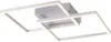 A modern LED ceiling lamp with intersecting square frames, presented against a white background. Produktbild-Vorschau