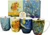 Set di 4 tazze da caffè Van Gogh in porcellana, mug, tazza Anteprima dell’immagine prodotto 1