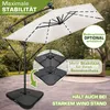 tillvex® Hliníkový slunečník obdélníkový Ø 330 cm s LED Náhled obrázku produktu 8