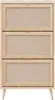 Finori Schuhschrank Bali 49A Sonoma-Eiche und Raffia-Druck Produktbild-Vorschau 4