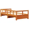 Tagesbett ohne Matratze Wachsbraun 90x190 cm Massivholz Produktbild-Vorschau 7