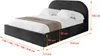ALTDECOR Polsterbett mit Bettkasten - TIVON - 140x200 Produktbild-Vorschau 4