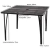 DEGAMO Gartentisch Esstisch Tisch CLASSIC 100x100cm, Produktbild-Vorschau 8