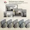 HOMCOM Čelo postele s 3stupňovým nastavením výšky, kovové Náhled obrázku produktu 7