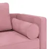 vidaXL Chaiselongue mit Kissen Rosa Samt Produktbild-Vorschau 6