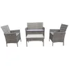 SVITA BROOKLYN Gartenlounge 4-tlg. Gartenmöbel Set Produktbild-Vorschau 8