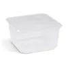 50x Rechteckschale Quadroboxx Salatschale 115x115x61mm PP Produktbild-Vorschau 1