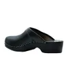 Bequeme schwarze Damen Holzclogs Größe 39 klassisch Produktbild-Vorschau 2