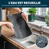 eluno Tapis d'égouttage avec égouttoir, tapis en silicone Voir les images du produit 5