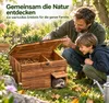 Igelhaus XXL 45x32x27 cm, Igelhaus aus Tannenholz mit Produktbild-Vorschau 11