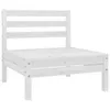 [Home] 6-tlg. Garten-Lounge-Set Massivholz Kiefer Weiß , Produktbild-Vorschau 4