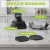 Tragbare Air Fryer Heißluftfritteuse, 4 l+4 l, 4-in-1: Produktbild-Vorschau 3