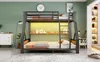 Stapelbed 90x200/140x200 cm, metalen bed met Productafbeelding-voorbeeld 9