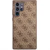A close-up shot of a phone case with a repeating Guess logo pattern. Produktbild-Vorschau