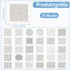 25er Sashiko Schablonen Set Stickschablonen Quilt Produktbild-Vorschau 4