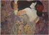 Vlies fototapete Abstraktion mit Frau - G. Klimt 400x280 cm Produktbild-Vorschau 3