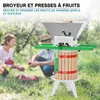 Wiltec Kit Presse et Broyeur à fruits – capacité 7 L / 18 L Voir les images du produit 2