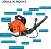 Soffiatore Wiltec da 1,7 CV, soffiatore a benzina con Anteprima dell’immagine prodotto 10