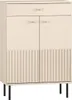 Selsey CALETTO - Schuhschrank mit Schublade, Beige, 68 cm Produktbild-Vorschau 1