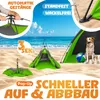 ELONEO Pop-Up Strandmuschel mit UV-Schutz 80+, leichter Produktbild-Vorschau 6