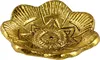 Räucherstäbchenhalter klein Blume Metall gold Blüte Produktbild-Vorschau 2