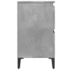 vidaXL Armoire sous lavabo gris béton 80x33x60 cm Bois Voir les images du produit 6