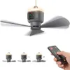 Ventilatore da campeggio XL Ø45 cm con luce, batteria Anteprima dell’immagine prodotto 1