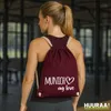 Huuraa Turnbeutel Munich my love 12 Liter Burgundy Produktbild-Vorschau 2