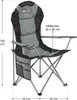 Juskys Campingstuhl Lido mit Getränkehalter & Tasche - Produktbild-Vorschau 6