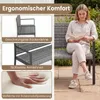 COSTWAY Gartenbank Wetterfest 110x 55x 84 cm, 2-Sitzer Produktbild-Vorschau 5