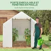 Outsunny tuinhuis, tunnelmodel, 2 x 3 meter, 6 m², met Productafbeelding-voorbeeld 4