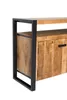 Sideboard Nairobi 45 x 80 x 211 cm Mangoholz Stahl Schwarz Produktbild-Vorschau 9