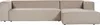BELIANI Ecksofa Taupe Samt L-förmig 3-Sitzer Sofa mit Produktbild-Vorschau 1