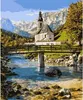 Norimpex Diamant Gemä lde Kirche in Ramsau 30x40cm Produktbild-Vorschau 1
