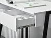 Psací stůl se šuplíkem ARGI - černý / bílý Náhled obrázku produktu 12
