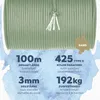 CampAir Paracord Seil aus reißfestem Nylon Produktbild-Vorschau 6