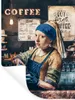 MuchoWow® Wandtattoo Wandsticker Wandaufkleber Cappuccino Produktbild-Vorschau 1