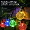 Solar Lichterkette Outdoor 9.5m 50 LEDs, Kristallkugeln, 8 Produktbild-Vorschau 7
