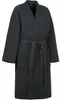 Blumtal Bademantel XXXL Uni in Anthrazit - 100% Baumwoll Produktbild-Vorschau 1