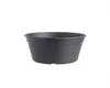 A black planter pot on a white background. Podgląd zdjęcia produktu