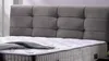 Boxbett 140 x 200 cm grau Stoffbezug mit Bettkasten - NAOMI Produktbild-Vorschau 5