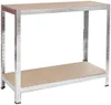 Regał Metalowy Magazynowy Garażowy 150x75x30 cm 4 Półki MDF Podgląd zdjęcia produktu 5
