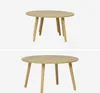 sweeek - Set aus 2 runden Couchtischen - Eschenlook Produktbild-Vorschau 2