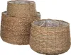 Mica Decorations Avalon Pflanzenkorb - 3er-Set - H32 x Ø44 Produktbild-Vorschau 1