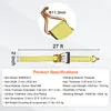 VEVOR 4er-Set Spanngurt 0,05 x 8 m Zurrgurt 4536 kg Produktbild-Vorschau 7