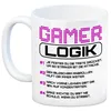 Gamer Logik Kaffeebecher in lila Produktbild-Vorschau 2